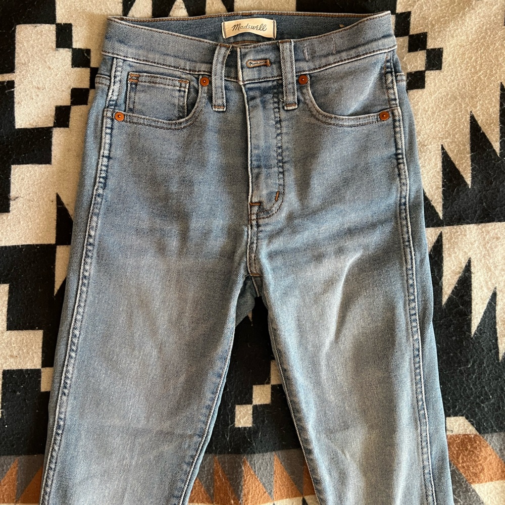 Madewell High-Rise Skinny Jeans Light Wash 23 *fits like 24